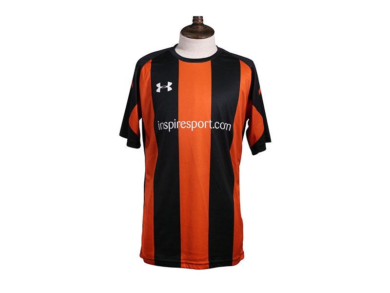 Custom Football Jerseys Fully Sublimation Printed Polyester With Flexible Collar