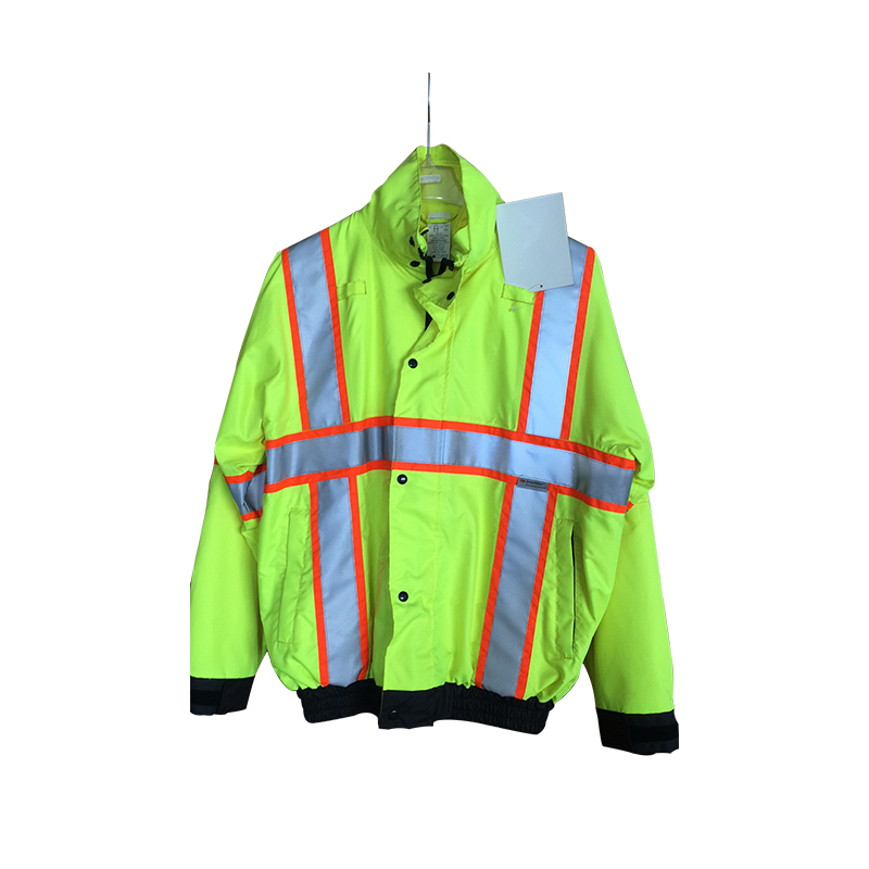 100% Polyester Oxford Fluorescent Working Uniform High Visibility Heavy Duty Water Resistant Outdoor Work Safety Workwear