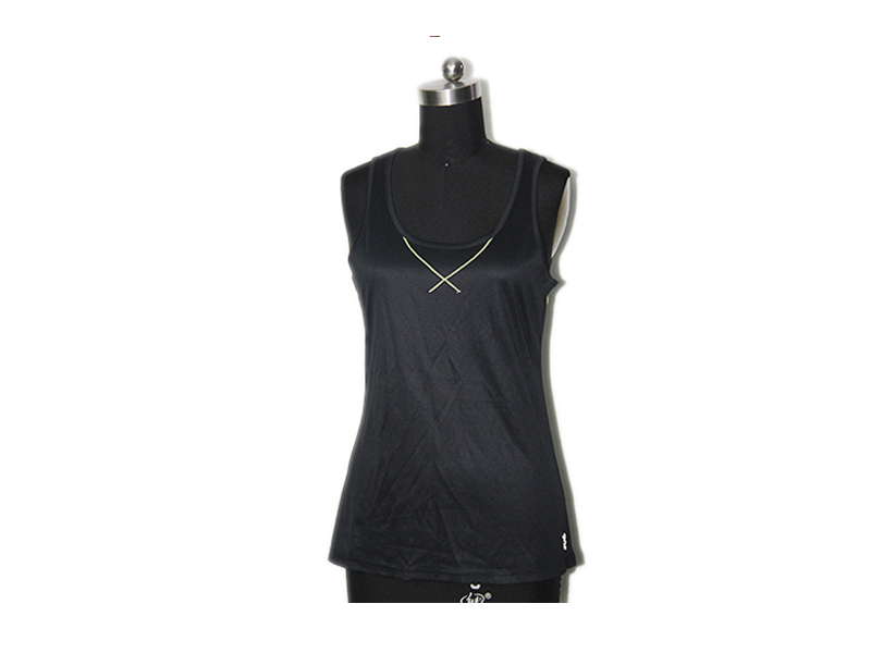100% Polyester Running Sport Vest Tank Tops Ladies Outdoor Sport Clothes With Good Permeability