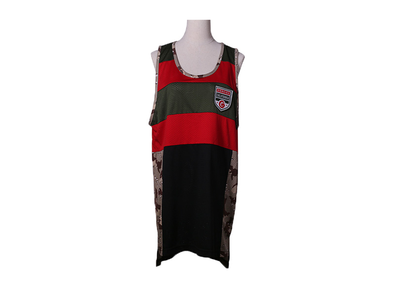 100% Polyester Sleeveless Basketball Shirt, Men Sport Basketball Jersey Basketball Vest