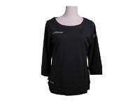 96% Polyester 4% Spandex O Neck Women T Shirt, Short Sleeve Classic Black T Shirt for Women