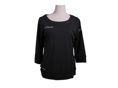 96% Polyester 4% Spandex O Neck Women T Shirt, Short Sleeve Classic Black T Shirt for Women